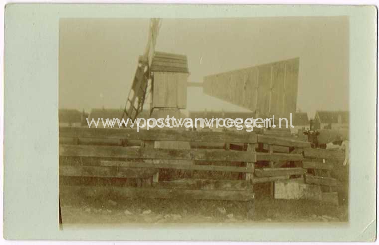 oude foto's Krommenie: molen, gelopen in 1932 (150254)