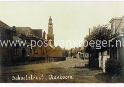 ansichtkaarten Heerenveen: Schoolstraat Oldeboorn (170023)