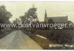 oude ansicht Wijnjeterp: fotokaart gereformeerde kerk