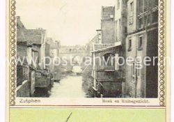 Knackstedt en Näther ansichtkaarten: Zutphen Beek en Ruinegezicht (1900)