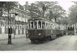 oude ansichten Katwijk: fotokaart elektrische tram (170091)