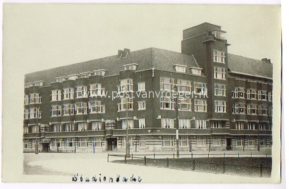 oude foto's Amsterdam: fotokaart Stadionkade (170135)