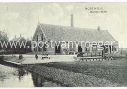 oude ansichtkaarten Medemblik: stoomzuivelfabriek Oostwoud 1909 (170194)