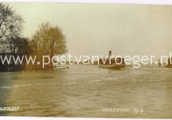 oude ansichten Buiksloot: fotokaart watersnood 1916 (170251)
