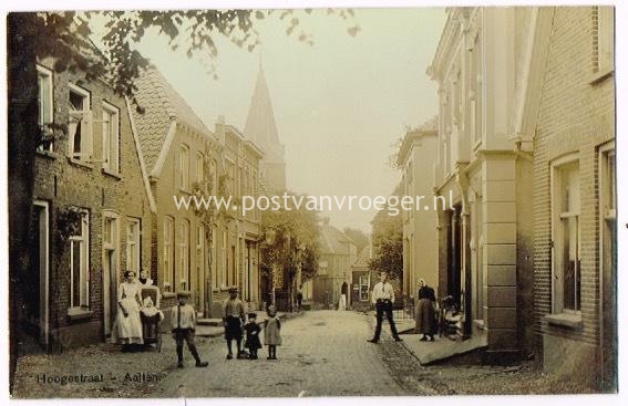 oude ansichtkaarten Aalten: fotokaart Hoogestraat