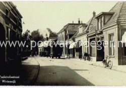 oude ansichtkaarten Winterswijk: fotokaart Vredensestraat, verzonden in 1937