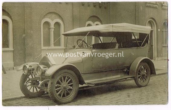 oude fotokaart auto merk Omnia uit Voorburg (f.2600 6 plaatsen)