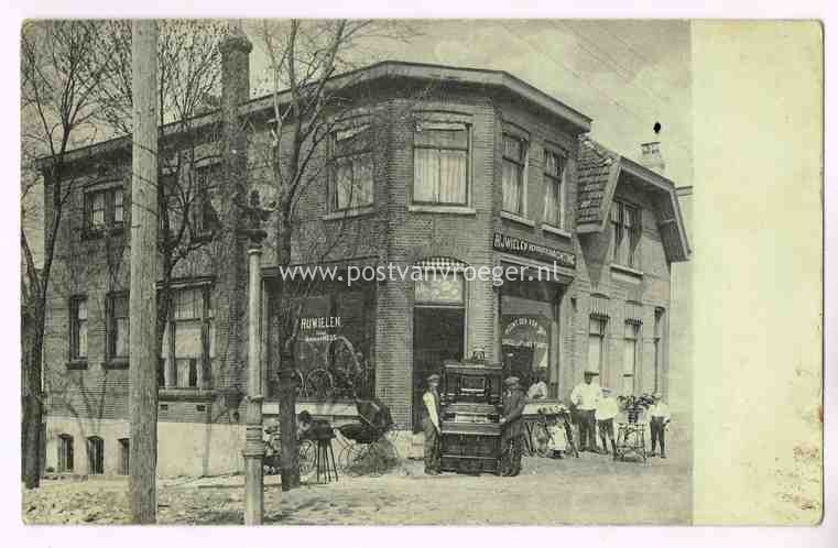 oude ansichtkaarten Maasland: J. van Dam rijwielhandel 's-Herenstraat 2 (190031)