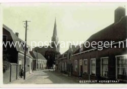 oude ansichten Geervliet: fotokaart Kerkstraat (190065)
