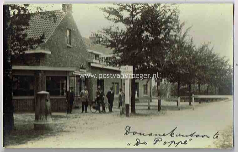 ansichtkaarten Oldenzaal: douanekantoor de Poppe de Lutte (190107)