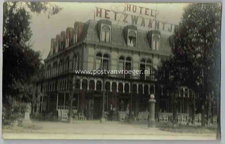 oude foto's de Lutte bij Oldenzaal: fotokaart hotel "Het Zwaantje"  (190108)