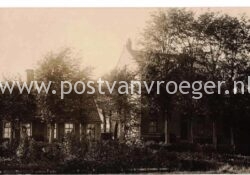 oude ansichtkaarten West Graftdijk: fotokaart pastorie (210043)