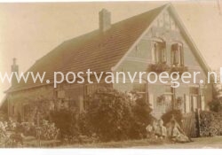 oude ansichtkaarten van Breedenbroek: fotokaart huis van Baten  