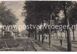 oude ansichten van Coevorden : Tramstation en R.K. school (220028)