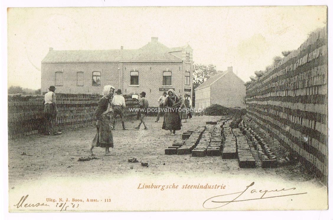 oude ansichtkaarten Nuth: Limburgse steenindustrie 1903 (150248)