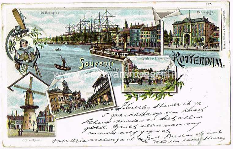 oude ansichtkaarten van Rotterdam