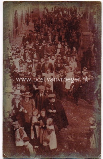 oude foto Dinxperlo: feest in de Hogestraat