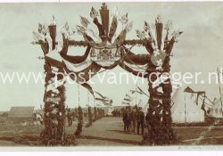 kamp Millingen bij Uddel: oude fotokaart legerkamp rond 1900 (170007)