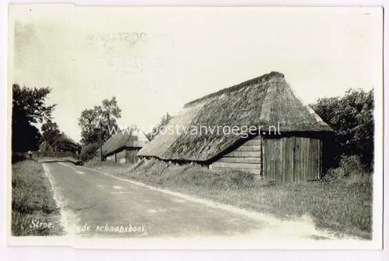 oude ansicht Stroe bij Barneveld: fotokaart gelopen in 1940 (170036)