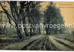 Winterswijk in oude ansichten: tulpkaart Landweg bij "Den Helder" ca 1910 (watermolen)