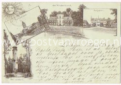 ansichtkaarten Lochem: zeer oude litho (steendruk) ansichtkaart 1899 naar Parijs verzonden