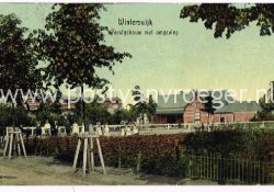 oude ansichten Winterswijk: tulpkaart feestgebouw met omgeving (1911)