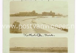 oude ansichten van Kethel: fotokaart 2e overstroming 18 mei 1903 (170112)