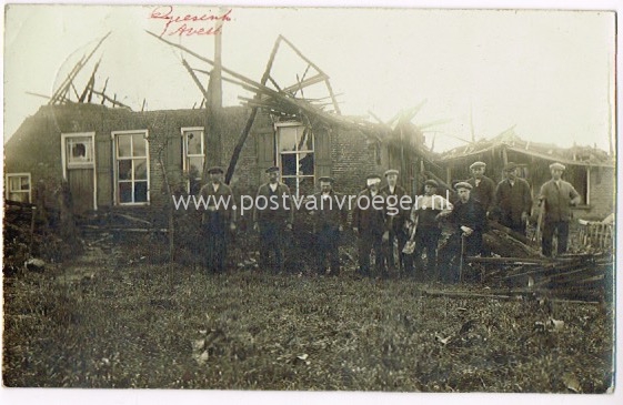 stormramp Groenlo fotokaart Geesink Avest ten Noorden van Groenlo 1927
