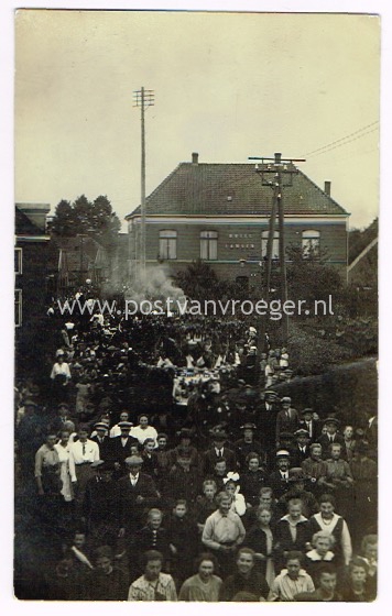 oude prentbriefkaarten Dinxperlo: onafhankelijkheisfeesten 1923 (10 jaar na de eerste feesten)