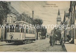 oude ansichtkaarten Nijmegen: Cranenburg elektrische tram naar Beek (170305)