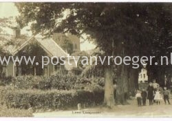 oude foto's Langweer: oude fotokaart laan in 1917 verzonden(18007)