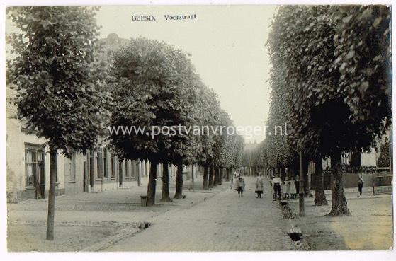 oude foto Beesd: fotokaart Voorstraat 1913 (180225)