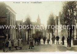 oude foto Stad aan 't Haringvliet: fotokaart Voorstraat, militair verzonden in 1914 (180228)