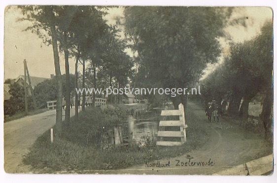 oude foto Zoeterwoude: fotokaart verzonden in 1917 (180231)