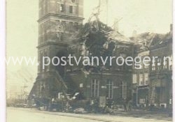 oude ansichtkaarten Zutphen: brand wijnhuistoren, verzonden in 1920