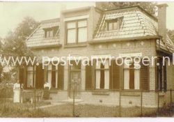 oude ansichtkaart Drachten: fotokaart villa (180260)