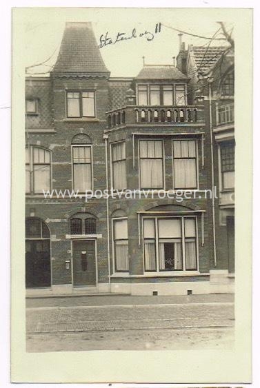 oude foto's Den Haag: fotokaart villa Statenlaan 11 (180280)