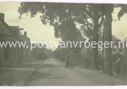 oude ansichten Warnsveld: fotokaart dorp. Wie weet de naam van deze straat?