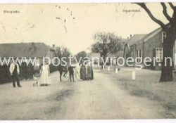 Dinxperlo oude ansichtkaarten : Grensstraat (nu Heelweg), in 1911 verzonden