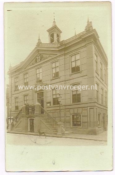 Groenlo oude foto's: fotokaart stadhuis in 1913
