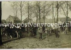 synagoge Oldenzaal: oude fotokaart van de synagoge de veemarkt ca 1925 (190119)