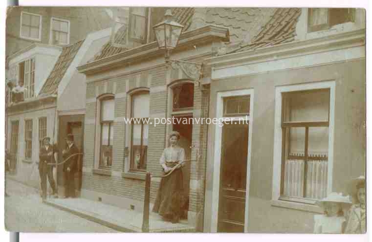 oude foto's Edam: fotokaart Grote Kerkstraat (190148)