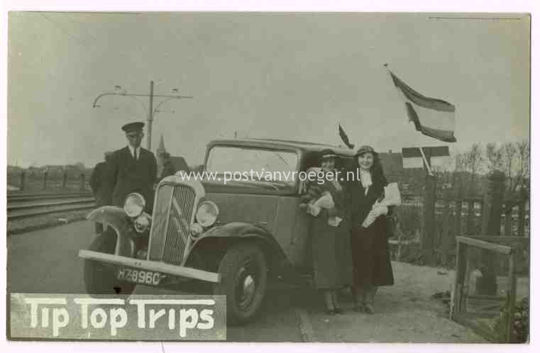 oude foto's Noordwijk: fotokaart Tip Top Trips (190143)