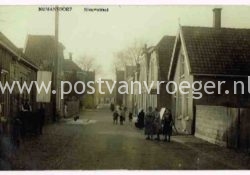 oude foto's Numansdorp: fotokaart Nieuwstraat militaire veldpost 1915 (190150)