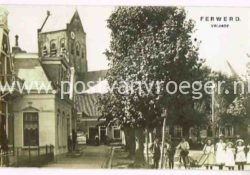 ansichten van Frewerd: fotokaart "Vrijhof", verzonden in 1915 (190221)