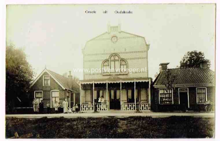 oude foto Oudehaske : fotokaart, verzonden in 1912 (190264)