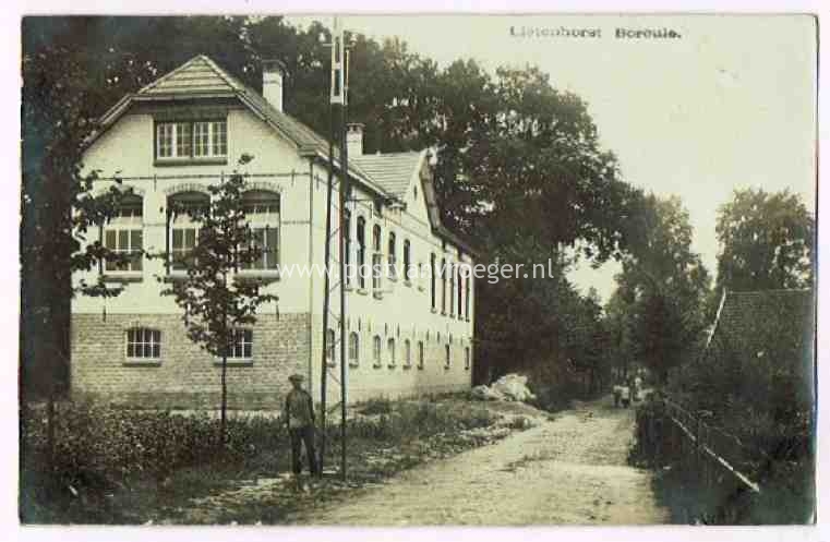 oude ansichtkaarten van Borculo: fotokaart villa Lietenhorst, Uitg. G.J. Siebers