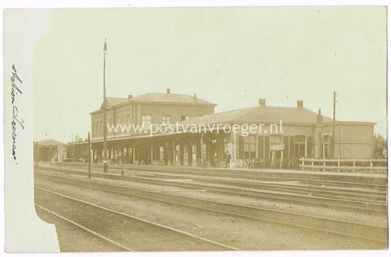 oude foto's Zevenaar: fotokaart station ca 1900, niet verzonden  