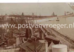 oude ansichtkaarten Urk : fotokaart haven (200033)