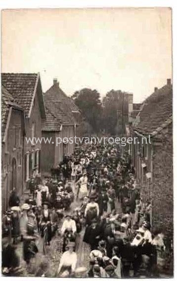 Schuttersfeest Dinxperlo 1911: fotokaart Hogestraat